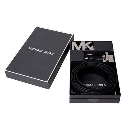 - Michael Kors Men's 36H9MBLY4V | Box Jet Set 4 In 1 Signature Leather Gift Set Belt -