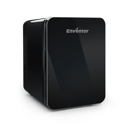 - Enventor Mini Fridge 4 Litre | 6 Can Mini Fridges for Bedrooms | AC+12V DC Power Cooler & Warmer -