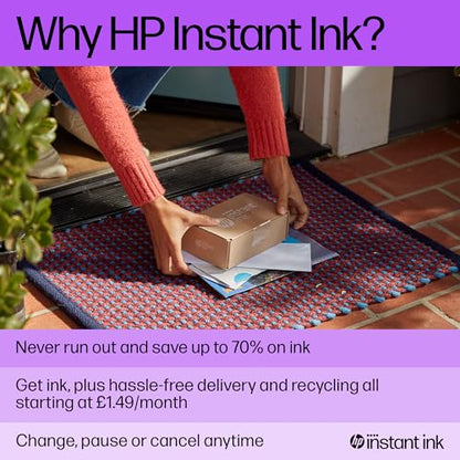 - HP DeskJet 4120e All in One Colour Printer | 6 months of Instant Ink Included with HP+ -