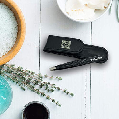 - Wolf & Griffin Black Edition Ultimate Precision Tweezers with Case