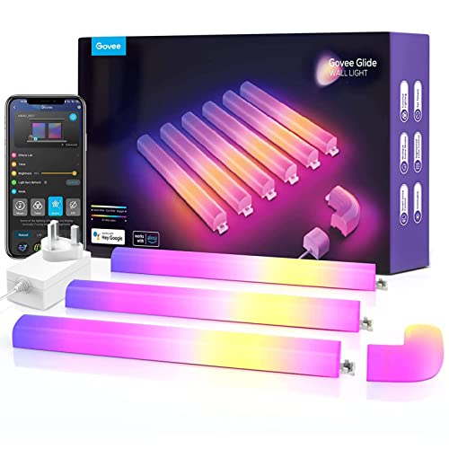 - Govee Glide RGBIC Smart Wall Light | Music Sync LED Gaming Light-