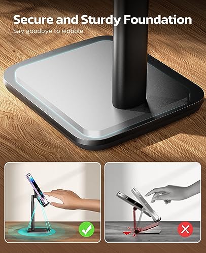 - NULAXY Phone Stand | Height Angle Adjustable Mobile Stand Desk Holder -