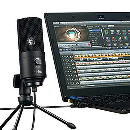 - FIFINE USB Microphone | Metal Condenser Recording Microphone -