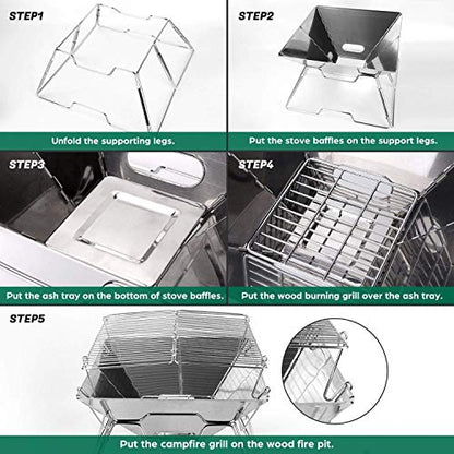 - Odoland BBQ | Fire Pit | Portable Campfire Pit -