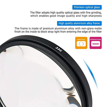 - JJC 58mm Close-Up Macro Filter Kit | (+2, 4, 8, 10) | Filter Pouch -