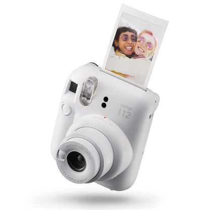 - Fujifilm Instax Mini 12 Instant Camera | 40 Shot Film Pack | Clay White -
