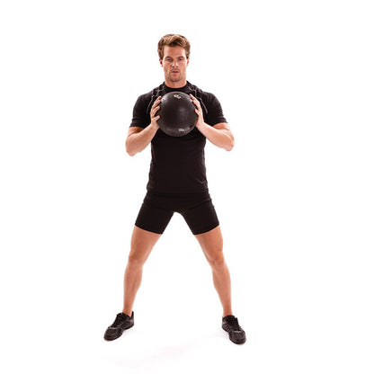 66fit Slam Ball - Black (10kg) Gym & Home Training for Workout, Strength Building, Resistance Training, Weight Loss