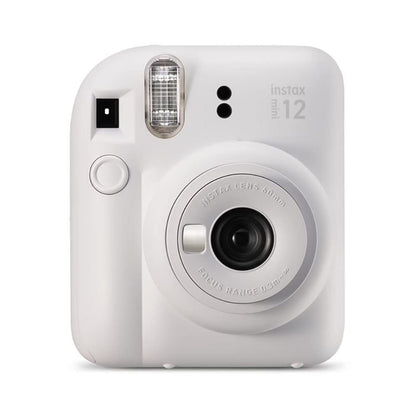 - Fujifilm Instax Mini 12 Instant Camera | 40 Shot Film Pack | Clay White -