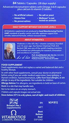 - Wellman Max - Maximum Strength Multivitamin Formula Mix with Support for energy