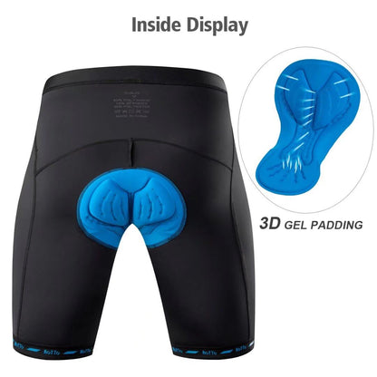 - ROTTO Cycling Shorts | Mens Mountain Road Bike Shorts | Padded | Breathable | Comfortable -