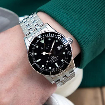 - Orient Star Men's Metal Sport Diver 1964 2nd Edition Watch | Black -