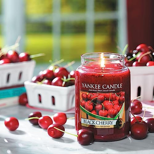 - Yankee Candle Scented Candle, Black Cherry Large Jar Candle Gift