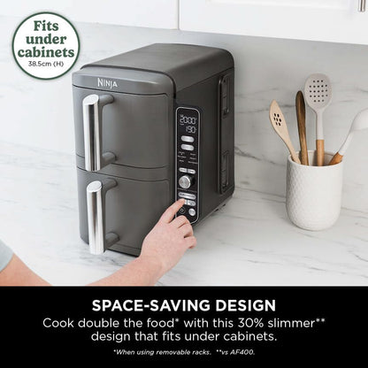 - Ninja Double Stack XL Air Fryer | Vertical Dual Drawer AirFryer -