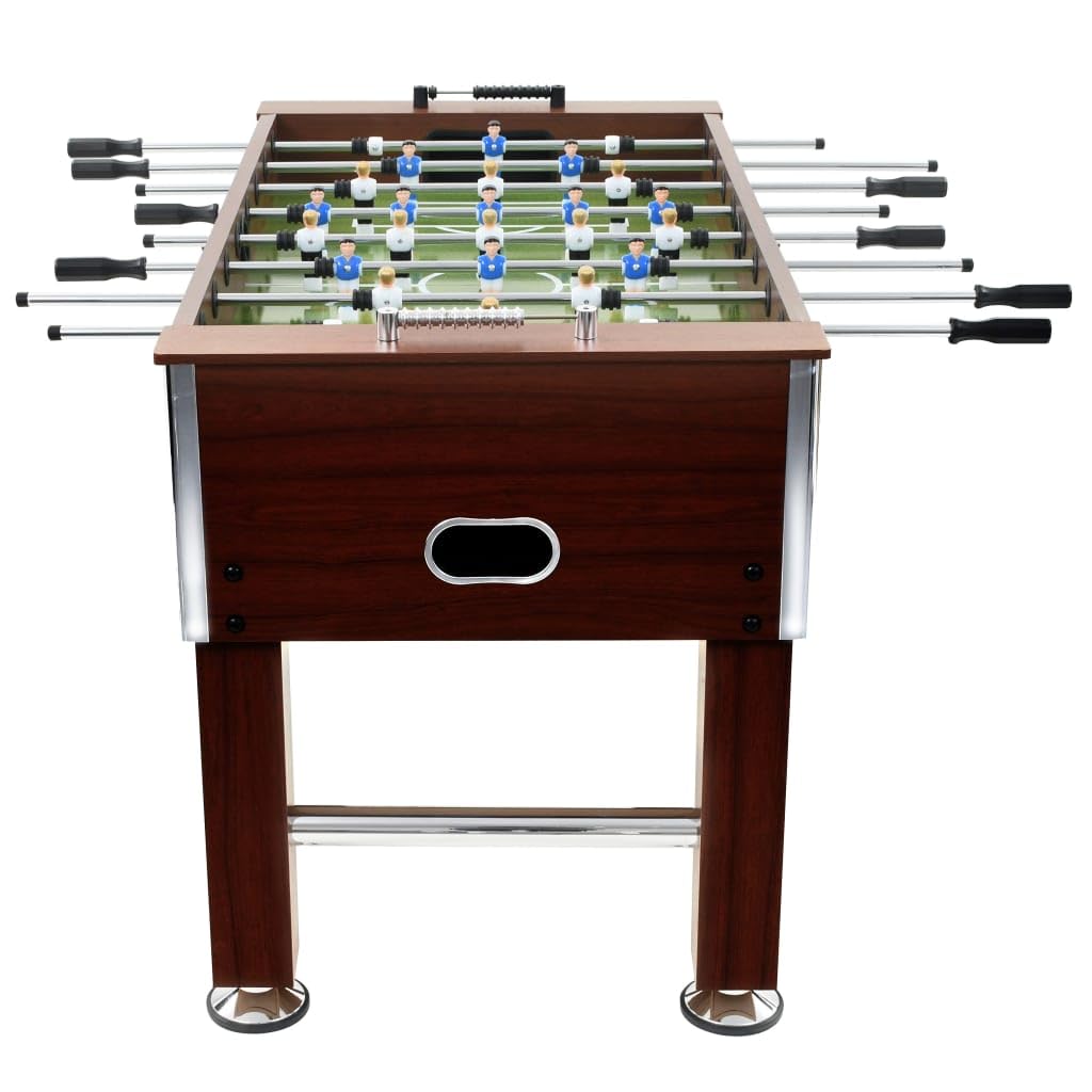 - vidaXL Football Table 60 kg Steel Brown 22 Players Table Game -