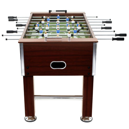 - vidaXL Football Table 60 kg Steel Brown 22 Players Table Game -