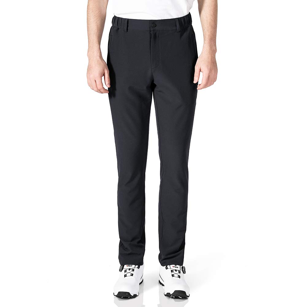- Mens Golf Waterproof Trousers | Slim Fit | Lightweight | Stretch Tapered -