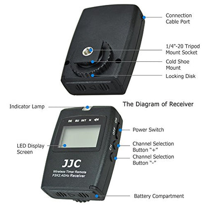 - JJC Wireless Remote Shutter Release Intervalometer Timer -