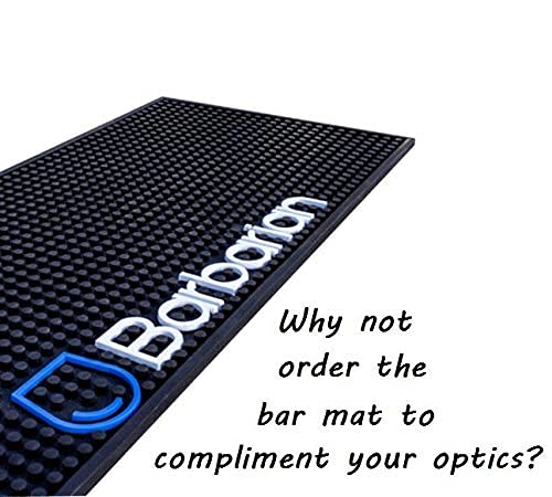 Barbarian 4/6 Bottle Optics for Spirits - Bar Butler Shot Measure Bracket Alcohol Wine Upside Down Drink Dispenser Home bar Garage Man cave (4 Bottle Professional)