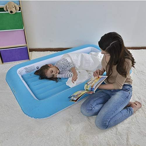 - JILONG Childrens Kids Inflatable Safety Flocked AIRBED -