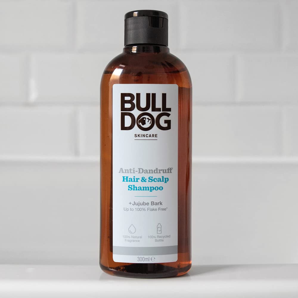 BULLDOG SKINCARE - Anti-Dandruff Shampoo For Men Flake Free Scalp 300 ml