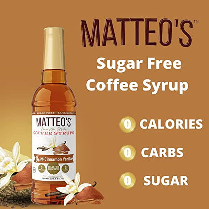 - Matteo's Sugar Free Coffee Flavoring Syrup | Cookie Dough -