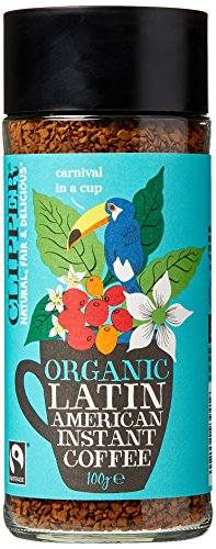 Clipper Latin American Organic Instant Coffee | 6 x 100g Jars | Bulk Buy for Home & Catering | Arabica Gourmet Coffee | Sustainable Fairtrade Coffee by Clipper Teas | Ethically Sourced & Eco Conscious
