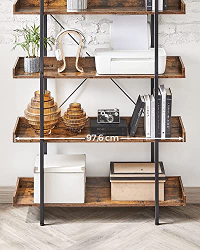 - VASAGLE Bookcase, 5-Tier Shelving Unit -
