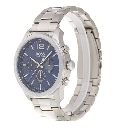 BOSS Chronograph Quartz Watch for Men with Silver Stainless Steel Bracelet - 1513527