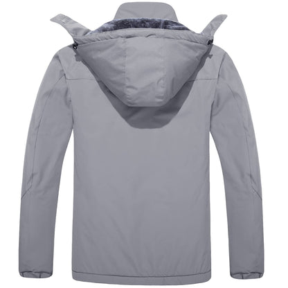 - KEFITEVD Mens Ski Jacket | Breathable Warm Lined Winter Jacket | With Removable Hood -