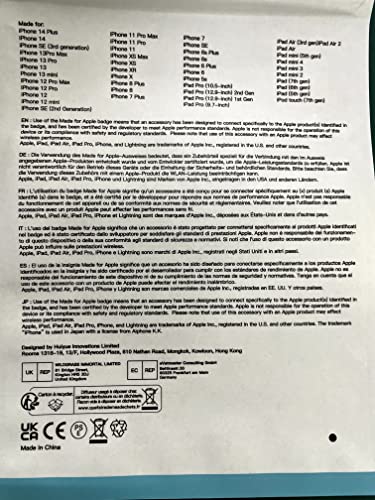 - RAVIAD iPhone Cable Short [1FT/30CM, MFi Certified] | Nylon Braided | Black -