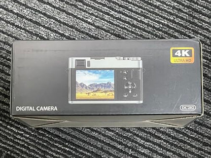 - Digital Camera | Oiadek 4K 48MP Autofocus Vlogging Camera | 32G Memory Card 16X Digital Zoom | 2.8 Inch Compact Digital Camera with Rotating Dashboard and Viewfinder -
