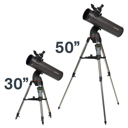 Celestron 31145 NexStar 130SLT Portable Computerised Newtonian Reflector Telescope with Quick-release Fork-arm Mount, Accessory Tray and 'Starry Night' Special Edition Software, Grey