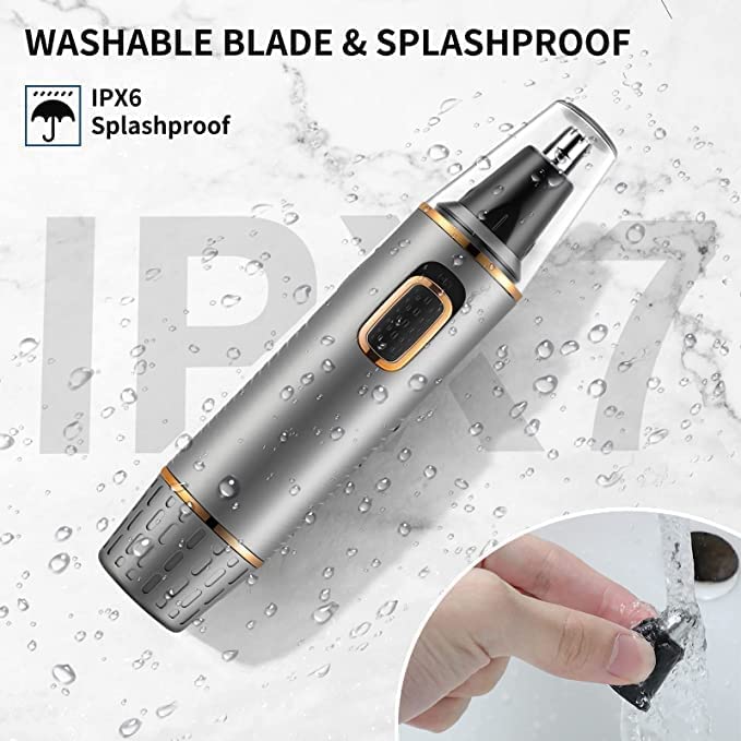 - Rechargeable Nose Hair Trimmer for Men | 2024 Professional Upgrade Nose Trimmer -