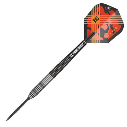 - Target Darts | Raymond van Barneveld RVB 95 Gen 3 | 23G | 95% Tungsten Swiss Point Steel Tip Darts Set | Silver, Black and Orange -