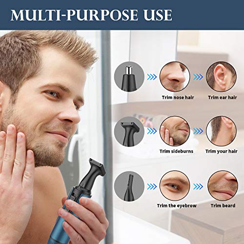 - Rechargeable Nose Trimmer | 2024 Painless Nose Hair Trimmer -