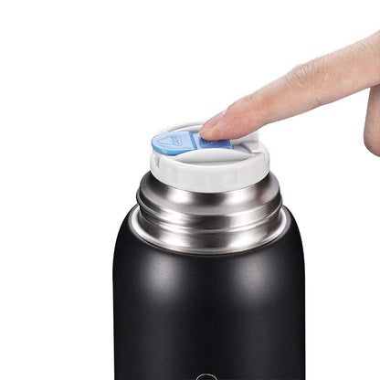 - Y·J&H Double Walled Vacuum Insulated Bottle with Cup - Stainless Steel Thermo Flask