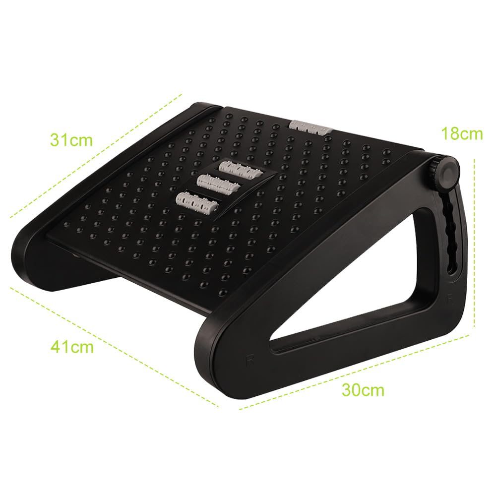 - Foot Rest Under Desk | 6 Different Height Ergonomic Foot Rest | Under Desk Foot Rest -