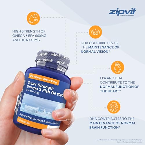 - Omega 3 Fish Oil |120 Capsules (2 Months Supply). Supports Heart, Brain Function and Eye Health -