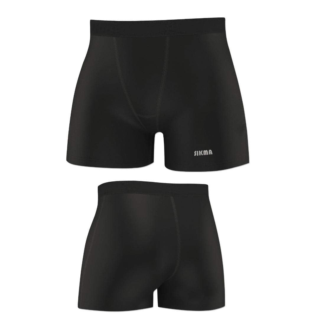 - Sikma Mens Compression Boxer Shorts|  Baselayer Skin Tight Briefs -