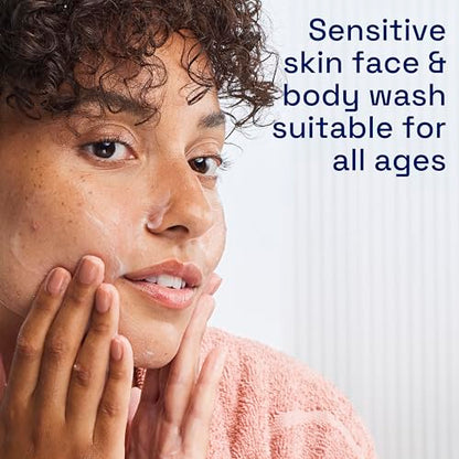 Cetaphil Gentle Skin Cleanser, 473ml, Face & Body Wash, For Normal To Dry Sensitive Skin, With Niacinamide & Glycerin, Soap Free