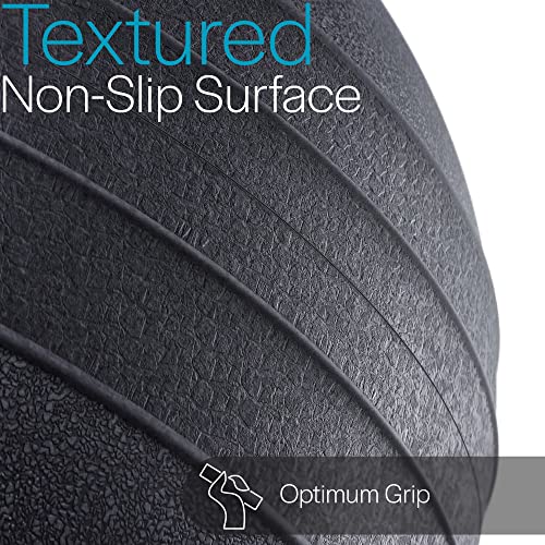 Core Balance Slam Ball No Bounce Medicine Exercise Ball Heavy Duty PVC for Strength Training (8kg)