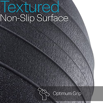 Core Balance Slam Ball No Bounce Medicine Exercise Ball Heavy Duty PVC for Strength Training (8kg)
