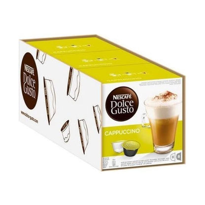 - NESCAFE Dolce Gusto Cappuccino Coffee Pods - Total of 45 Cappuccino Coffee Capsules -