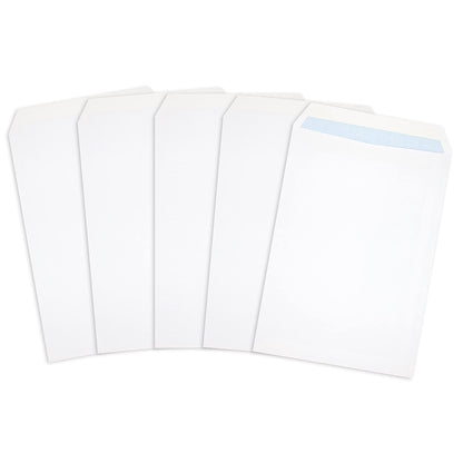 - Postmaster A4 Envelopes | Peel & Seal 100GSM | White Paper | 25 Pack -