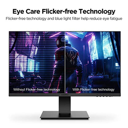 - KOORUI 27 Inch FHD Monitor | IPS Computer Monitors | 75Hz | 5ms | 16:9 Full HD (1920 x 1080) -