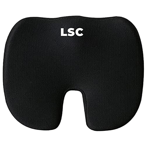- LSC Chair Cushions for Office Chair | Memory Foam | Non-Slip -
