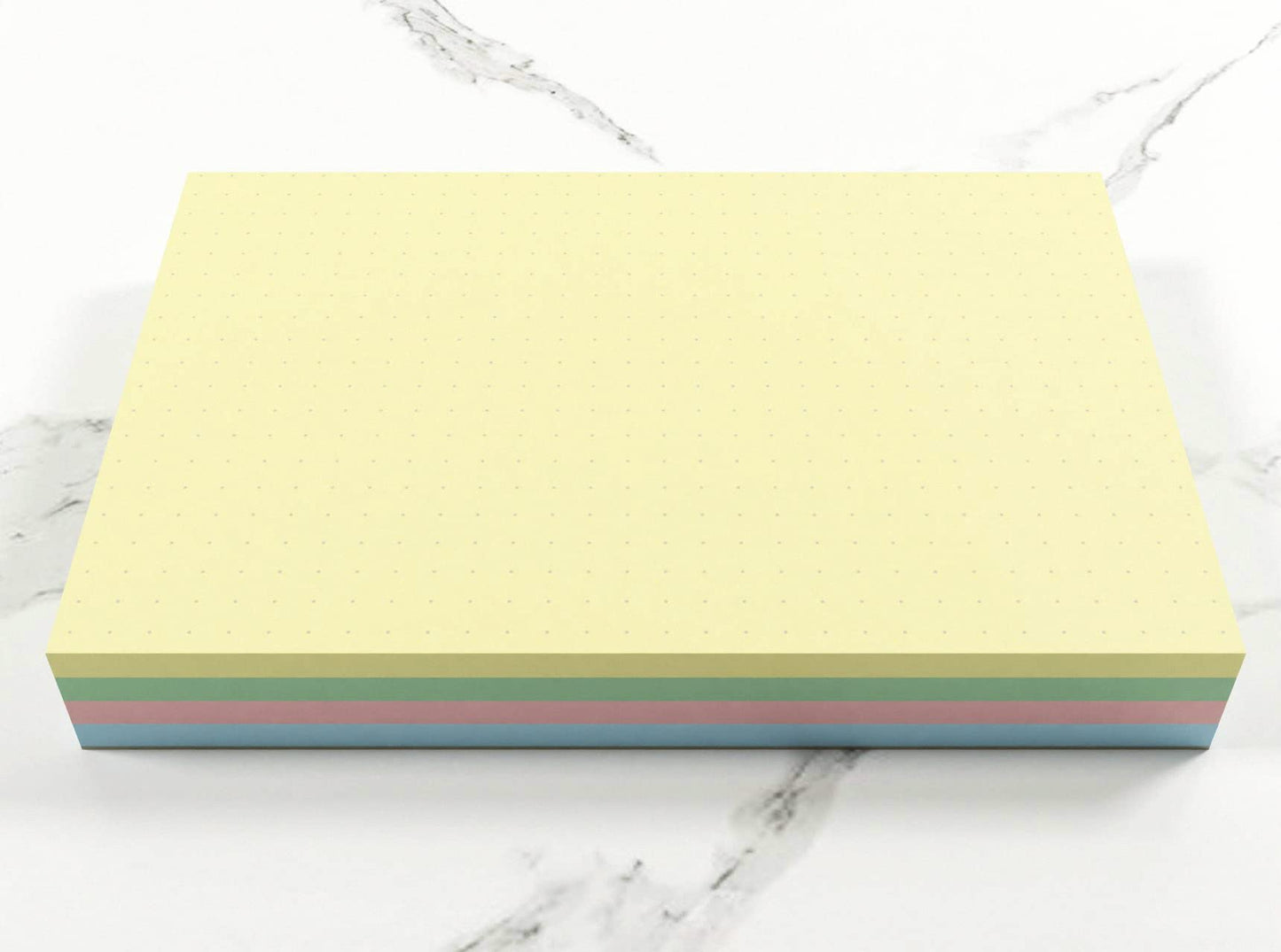 - Luxpad Revision A6 Flash Cards | 5mm Dot Grid (100 Cards) Assorted Colours -