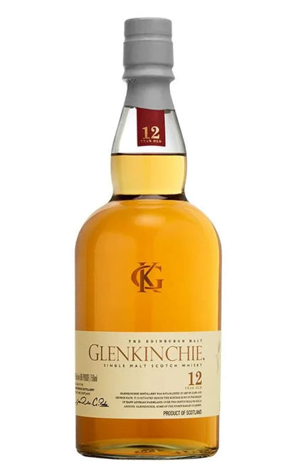 - Glenkinchie 12 Year Old Single Malt Scotch Whisky | 43% Vol | 70cl | Light Bodied -