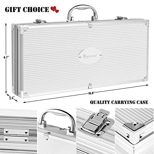 - ROMANTICIST 30pcs BBQ Grill Tool Set | Heavy Duty Stainless Steel Grill Utensils Set -