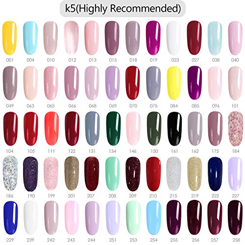 CANNI Gel Polish Kit 60pcs/set of 7.3ml Manicure Nail Art Salon UV Gel 18ml Peel Off Base Coat Long Wear Nowipe Topcoat